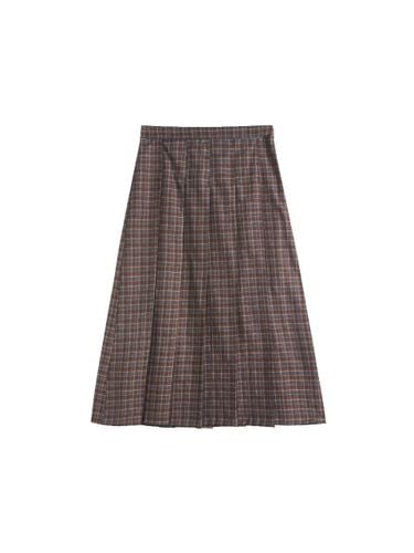 RETRO SKIRT (CHECK BROWN) - PARISIEN’S KYOTO TRIP - Modalova