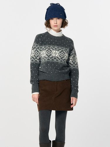 Wool Nordic Pullover [CHARCOAL] / WBD4L05563 - GENERAL IDEA - Modalova