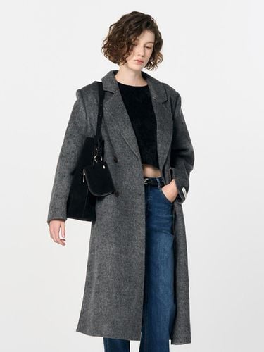 New Classic Wool Handmade Long Coat [CHARCOAL] / W - GENERAL IDEA - Modalova