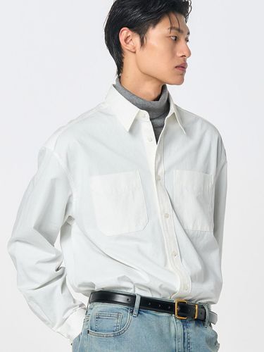 MAN Washed Work Shirt [WHITE] / SBD4U03010 - GENERAL IDEA - Modalova