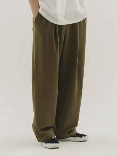 One chin wide sweatpants (Khaki) - CAMELWORK - Modalova