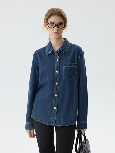 WD_Classic pocket denim shirt - We’Dee - Modalova