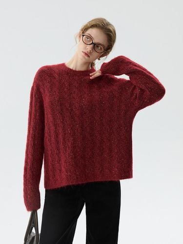 WD_Red cable pullover sweater - We’Dee - Modalova