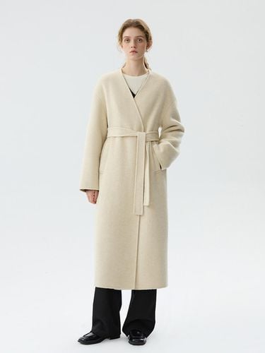 WD_Belted collarless coat - We’Dee - Modalova