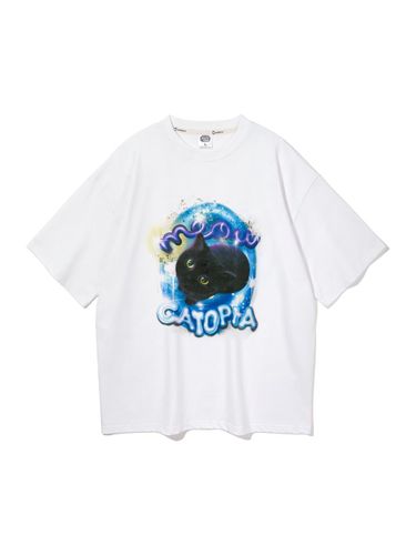 Alvin Claw CATOPIA Oversized Fit Short-Sleeved T-S - alvinclo - Modalova