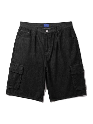 DE LUXE] Alvin Clo Bermuda Workwear Cargo Denim H - alvinclo - Modalova