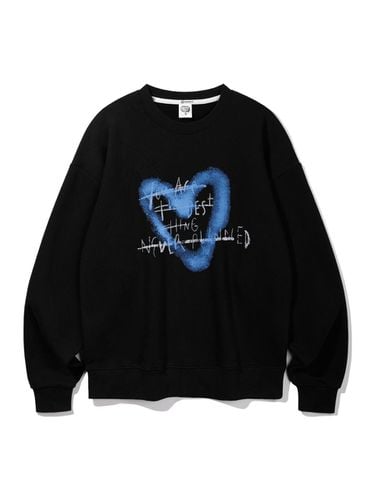 Alvin Claw Heart Drawing Oversized Fit Sweatshirt - alvinclo - Modalova