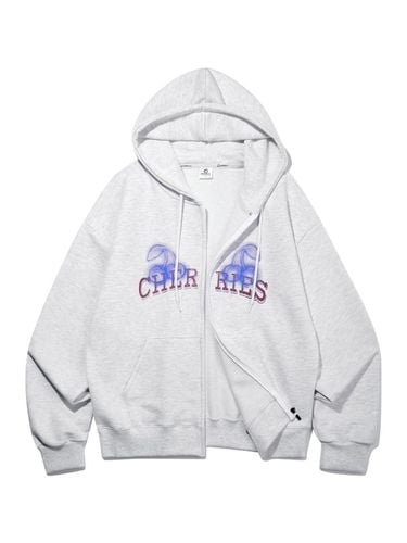 Alvin Claw CHERRIES Oversized Fit Hooded Zip-Up AZ - alvinclo - Modalova