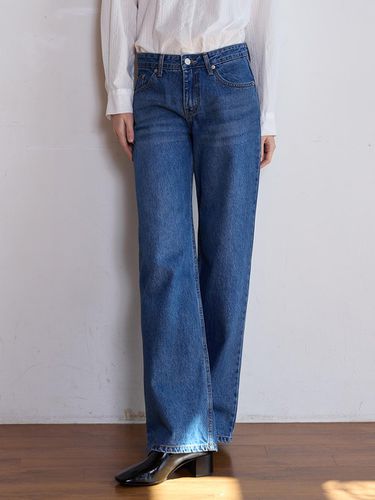 SEMI LOW DENIM - BLUE - LE STUDIO - Modalova