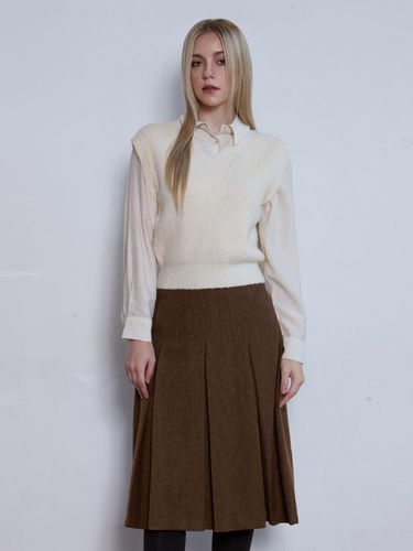 RIBBON SIMPLE BLOUSE - CREAM - LE STUDIO - Modalova