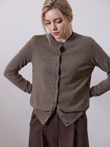 SOFT ROUND CARDIGAN - COCOA - LE STUDIO - Modalova