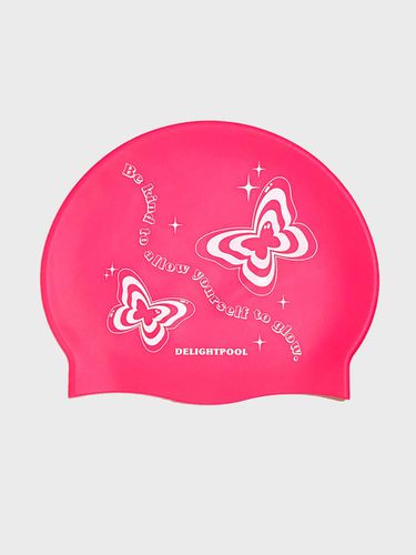 Glowing butterfly swim cap - Pink - DELIGHTPOOL - Modalova