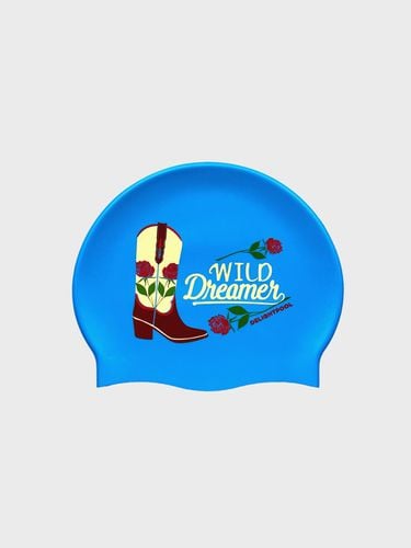 Rosy western boots Swim Cap - Blue - DELIGHTPOOL - Modalova