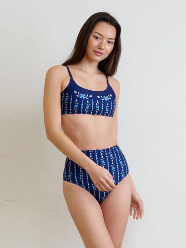 Sapphire Bloom BIKINI Top - Royal Navy - DELIGHTPOOL - Modalova