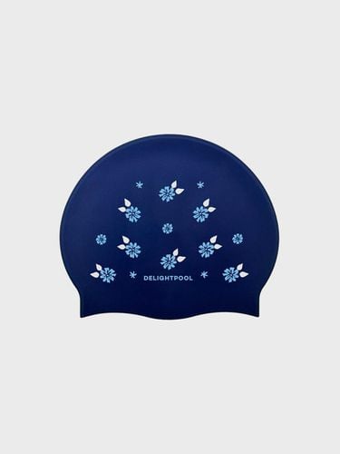 Rustic Garden swim cap - Navy - DELIGHTPOOL - Modalova