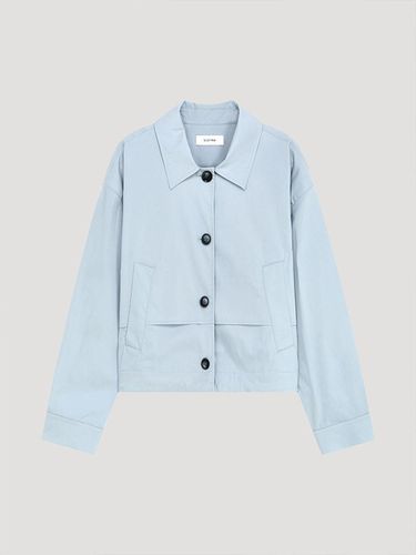 Flap Short Trench Coat (AWWBYP11010) - SISTINA - Modalova