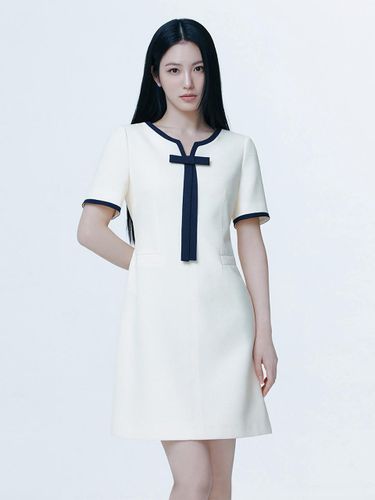 IT MICHAA [イミシャ] Open collar shirt dress IT MICHAA Mini Dress | Modalova