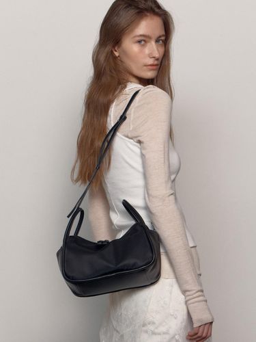 ★LE ABONNE★ VELVET TOTE MARION BAG_BLACK Designer fashion, Seoul-fully created | W Concept