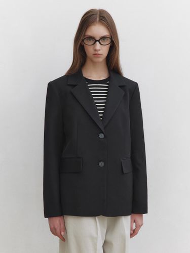 TWO BUTTON SINGLE BLAZER [BLACK] - YAN13 - Modalova