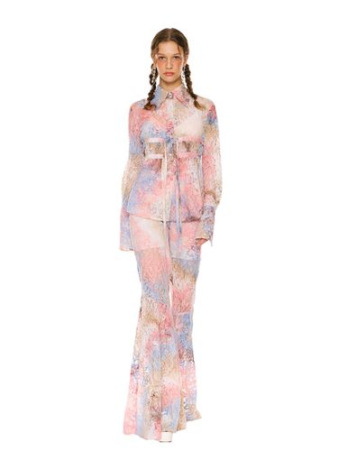 Lace Tailored Pants - GREEDILOUS - Modalova