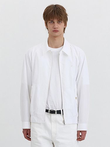 UNISEX SUMMER HARRINGTON JACKET [OFF WHITE] (UDJU5B122OW) - Dunst for MEN - Modalova