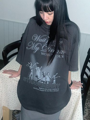 ★ WONDER VISITOR★ HEESU pfp Overfit Tshirt Light grey m10 Designer fashion, Seoul-fully created | W Concept