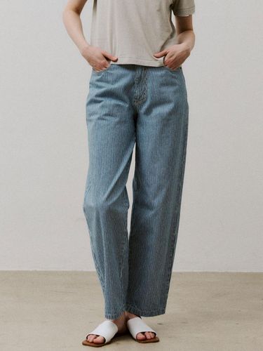 HICKORY DENIM [WASHED BLUE] - VIS A VIS - Modalova