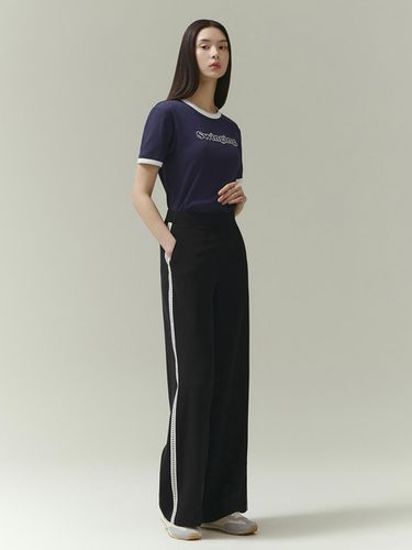 Lace Trimming Pants (ITP3WPT720) (2COLOR) - IT MICHAA - Modalova