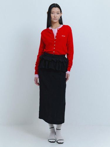 Furring Cardigan [Red] - IULAI - Modalova