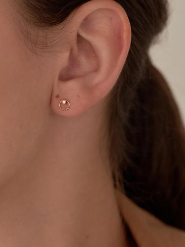 K Lab Diamond Round Earrings - OR D`OR - Modalova