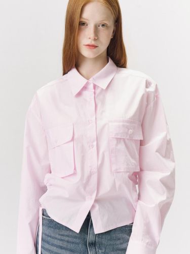 Side String Shirt [Light Pink] - ZALBA - Modalova