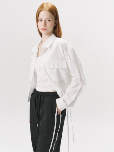 Side String Shirt [WHITE] - ZALBA - Modalova