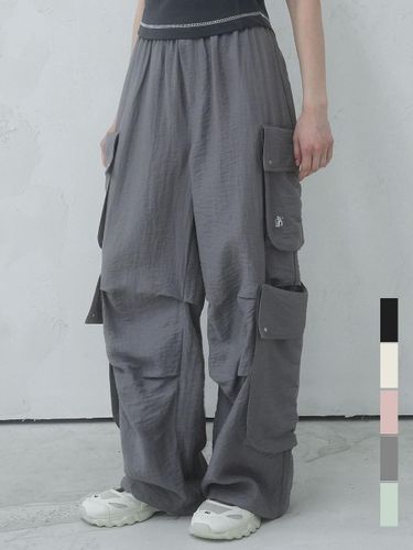 ☆AVANDRESS☆ real wide cargo pants BLACK AV41PT30BK MUSINSA | AVANDRESS Side Big Cargo Pants BLACK