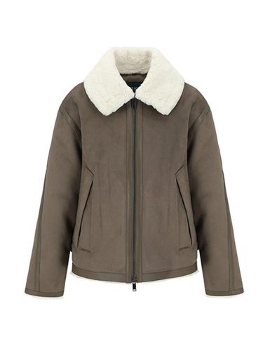 Basic Shearling Jumper [LT-KHAKI] (HABMU1A) - ADHOC - Modalova