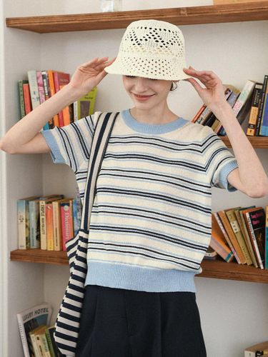 Rainbow Boucl Knit Sweater (PBE03S-NNTW001IV/SBLF) - Pigment - Modalova