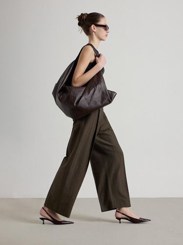 Leather Hobo Shoulder Bag (NAFU3-WBS010) - comgen - Modalova