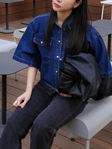 Leather Hobo Shoulder Bag (NAFU3-WBS010) - comgen - Modalova