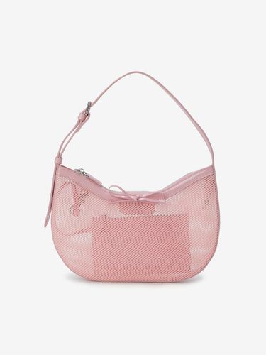 Ribbon Point Mesh Hobo Bag (C252PHE013) - CC collect - Modalova