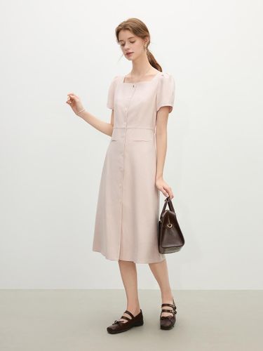 WD Temperament Button Dress [2color] - We’Dee - Modalova