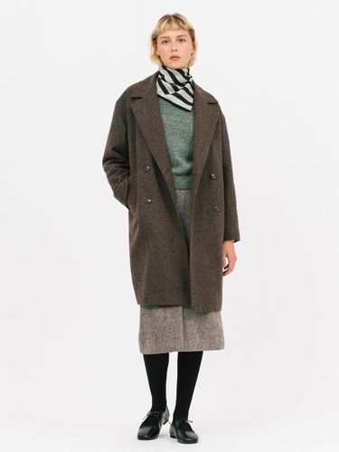 Double Wool Coat [Brown] - Jun by Jun k. - Modalova