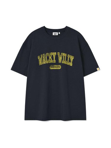 Tシャツ・カットソー WACKY WILLY Women's typo logo half-zip short sleeve Wacky Willy Shirts for Women | Modalova