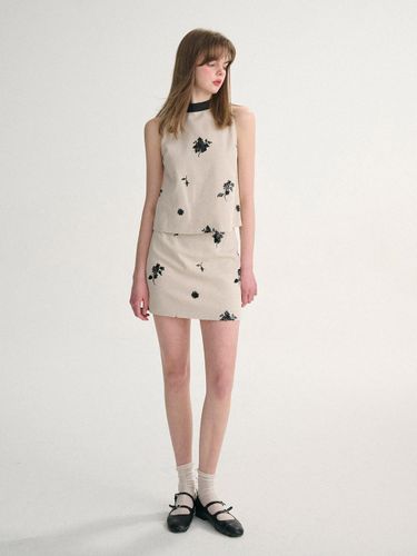 Ribbon Sequin Two-Piece Set [White] - Sincethen - Modalova