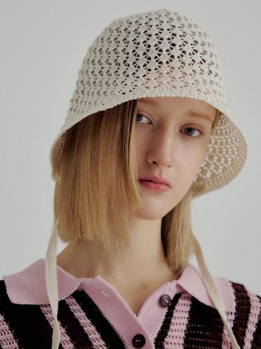 Lasa Punching Bonnet Hat [3color] - Marchen - Modalova