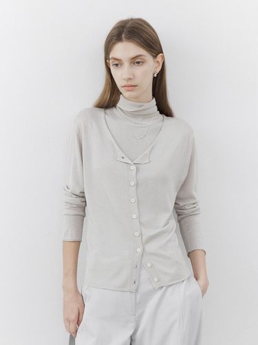 TG Simple Knitted Cardigan [2color] - tageechita - Modalova