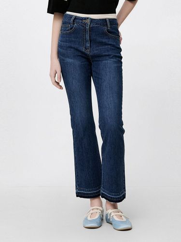Semi Boot-Cut Denim Pants () - SJYP - Modalova