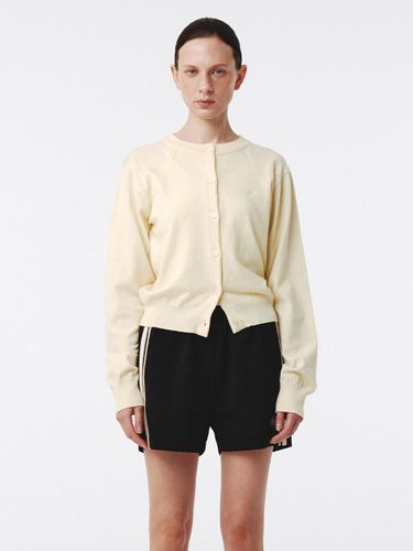 Soft Punching Cardigan [Yellow] - Kijun - Modalova