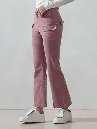 Corduroy Bootcut Golf Pants [Pink] (LDFPL56PK) - LORDLOAR - Modalova