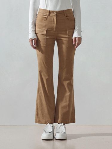 Corduroy Bootcut Golf Pants [BEIGE] (LDFPL56BE) - LORDLOAR - Modalova