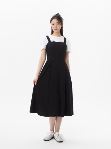 Lace-trimmed Bustier Dress (PR2WO881) - PLASTIC ISLAND - Modalova
