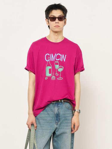 CIN CIN Regular Short Sleeve T-shirt [PURPLE] (SBE2U01009) - GENERAL IDEA - Modalova